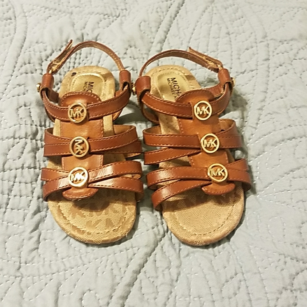 Michael kors 10 toddler sandals.